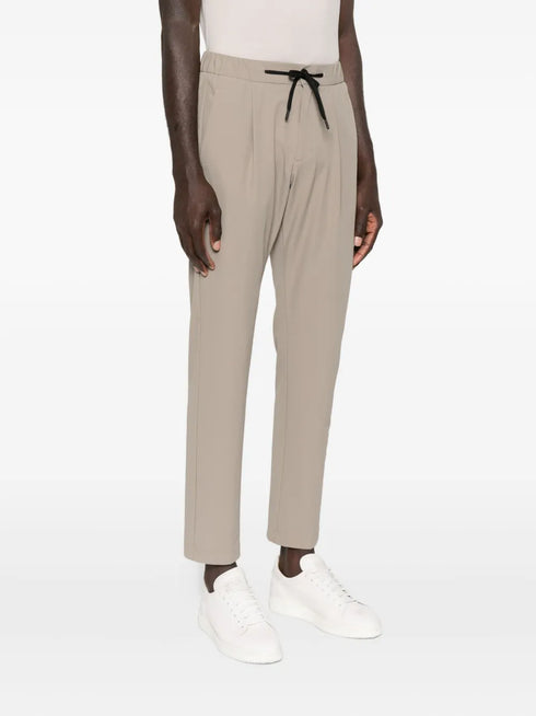 pleated drawstring trousers