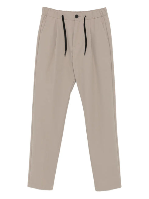 pleated drawstring trousers