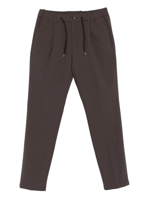 pleated drawstring trousers