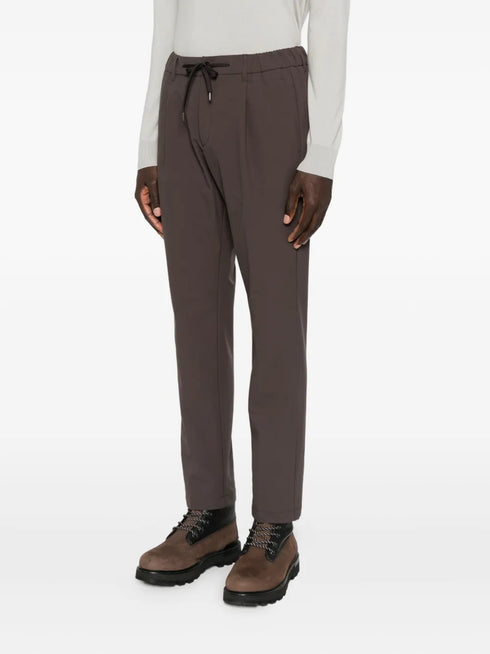 pleated drawstring trousers