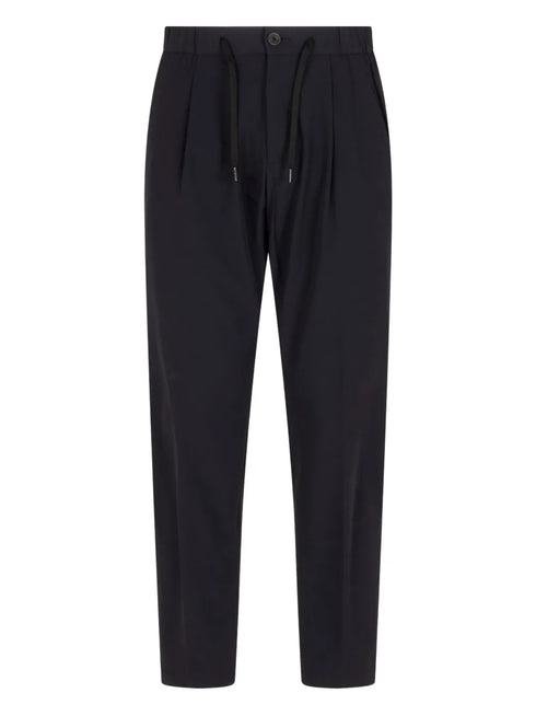 pleated drawstring trousers