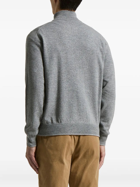 zip-fastening cardigan