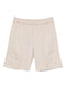 zip-pocket elasticated shorts