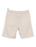 zip-pocket elasticated shorts