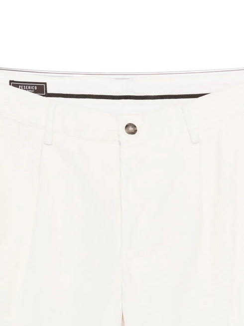 pleated-front trousers