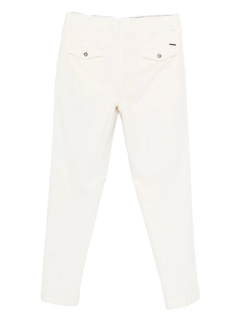 pleated-front trousers