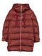 hooded quilted coat