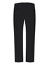 pleated straight-leg trousers
