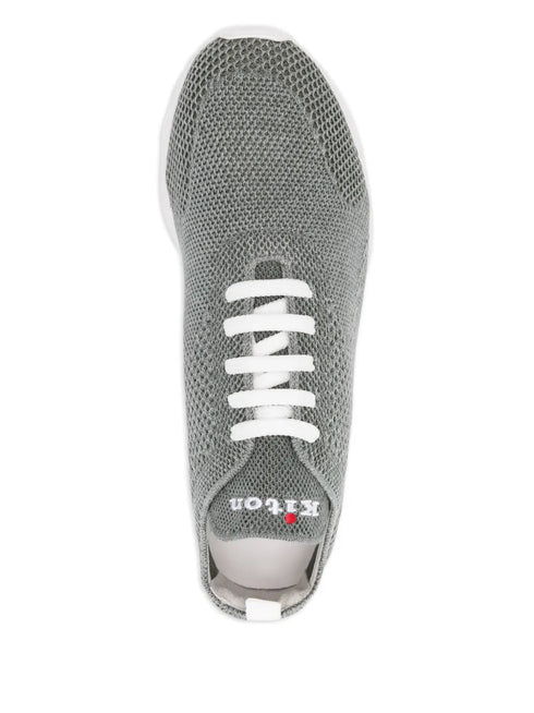 logo-embroidered sneakers