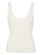 scoop-neck ribbed tank top