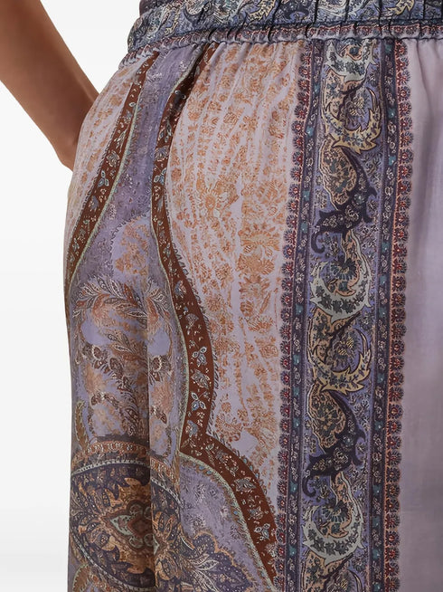 drawstring-waist pants