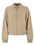 drawstring-neck bomber jacket