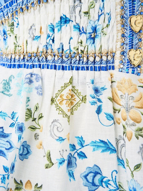 My Homespun Heart ruffled mini dress