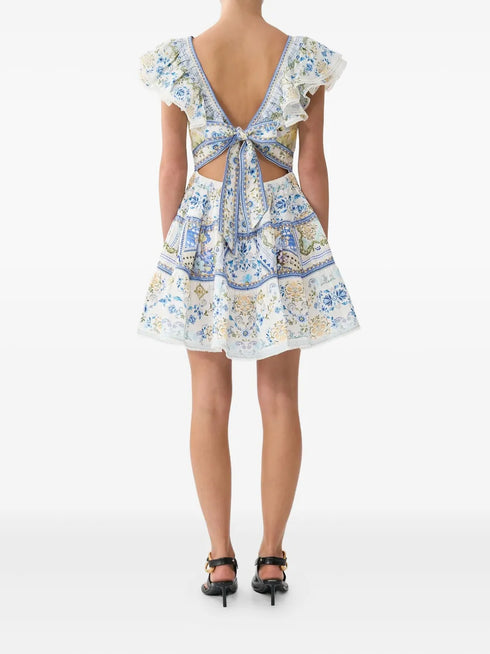 My Homespun Heart ruffled mini dress