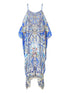 Ottoman Opulence silk maxi dress