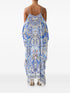Ottoman Opulence silk maxi dress