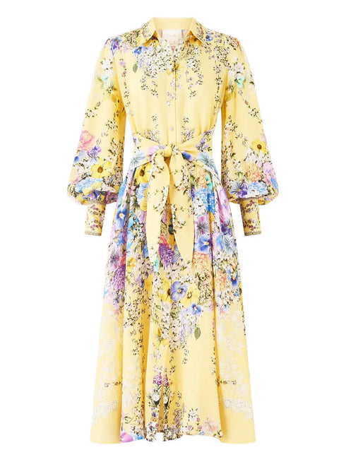 Darling Buds midi shirt dress