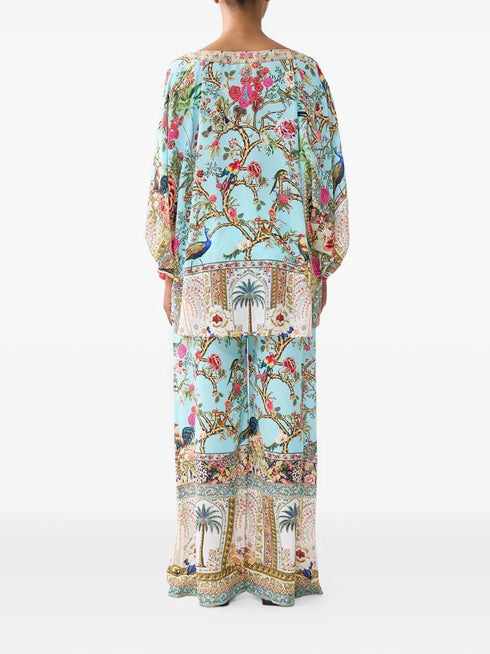 Sultans And Queens tie-detail blouse