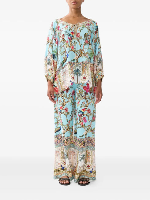 Sultans And Queens tie-detail blouse