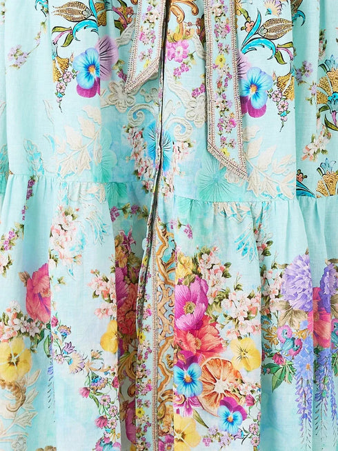 Bazaar Blooms midi shirt dress