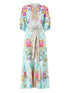 Bazaar Blooms midi shirt dress