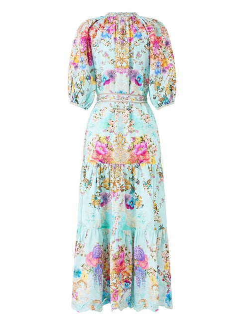 Bazaar Blooms midi shirt dress