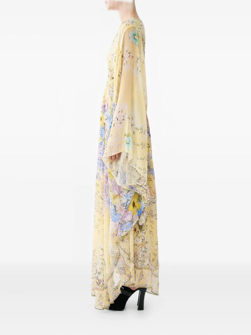 Darling Buds V-neck maxi dress