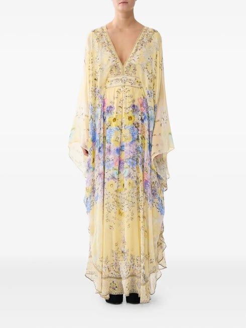 Darling Buds V-neck maxi dress