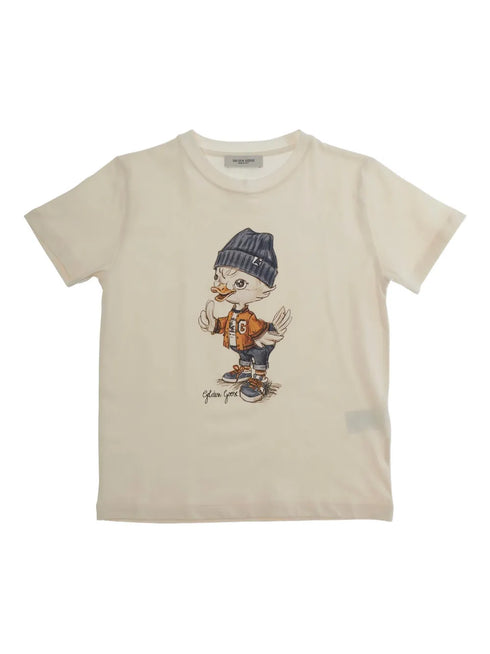 cartoon print T-shirt