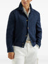 button hopsack shirt jacket