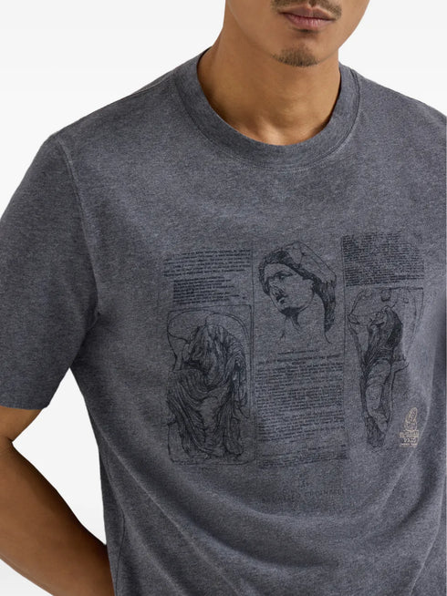 graphic-print crew-neck T-shirt