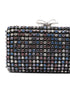 chainmail crystal-embellished mini clutch bag