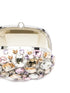 crystal-embellished mini clutch bag