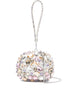 crystal-embellished mini clutch bag