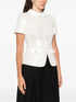 sequin-embellished top