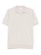 knitted cotton polo shirt