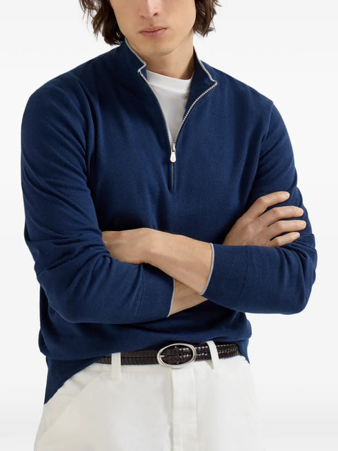 half-zip sweater