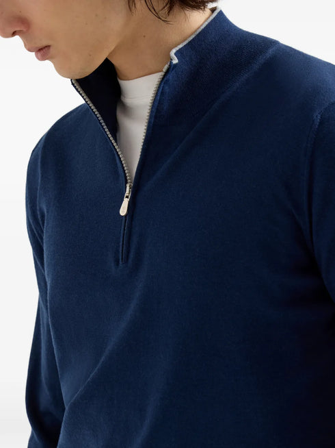 half-zip sweater