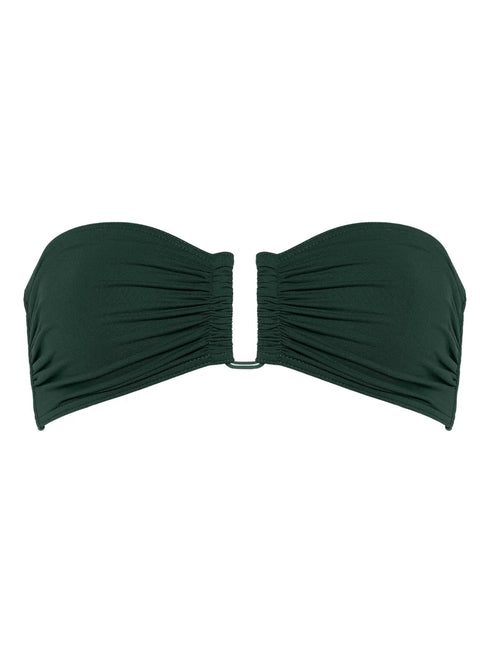 gathered-detail bikini top