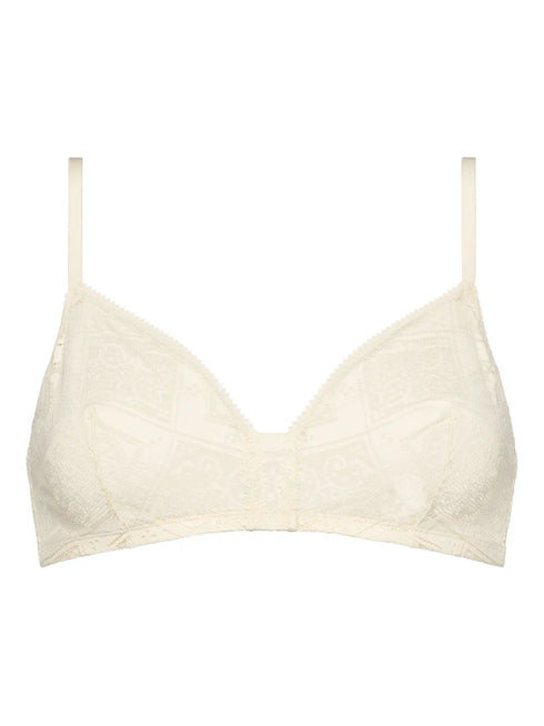 Mosaic wireless triangle bra
