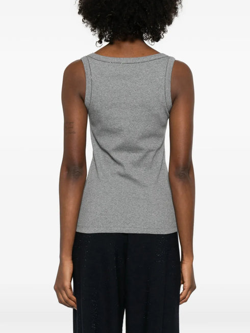 scoop-neck tank top