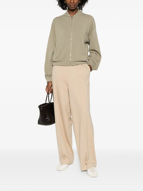 zip-fastening cardigan