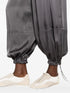 drawstring pleated pants