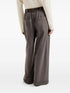 buttoned palazzo pants