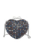 heart-shaped mini clutch bag