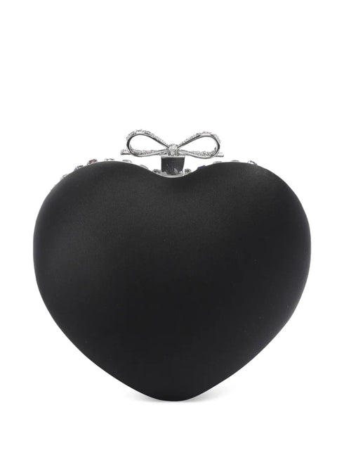 heart-shaped mini clutch bag
