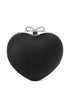 heart-shaped mini clutch bag