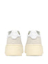 platform panelled sneakers