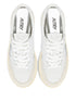 platform panelled sneakers