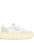 platform panelled sneakers